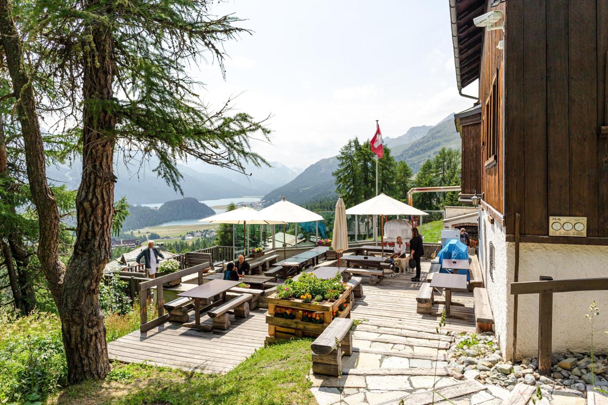 Hotel Schweizerhof Сейнт Мориц Екстериор снимка