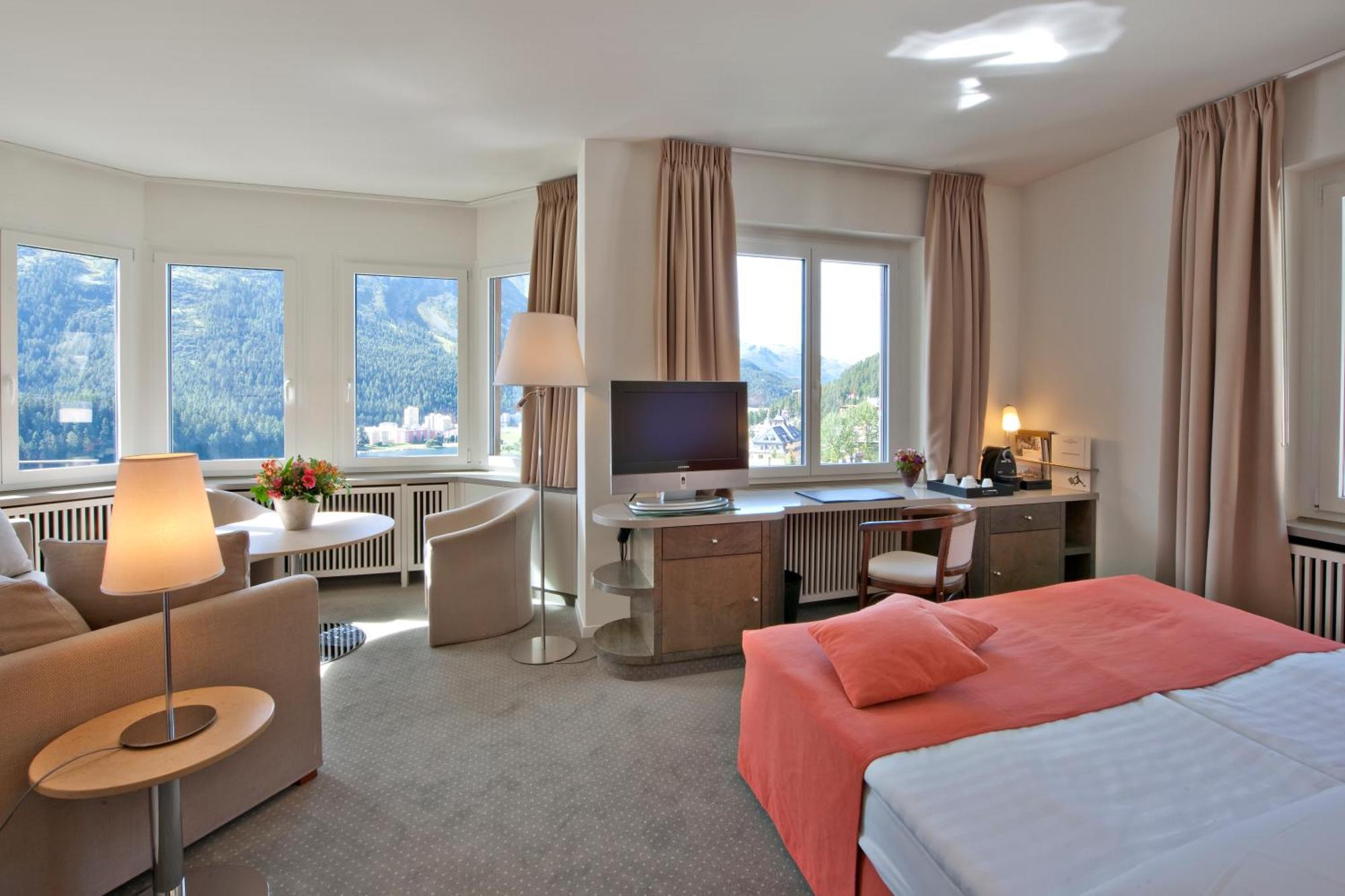 Hotel Schweizerhof Сейнт Мориц Екстериор снимка