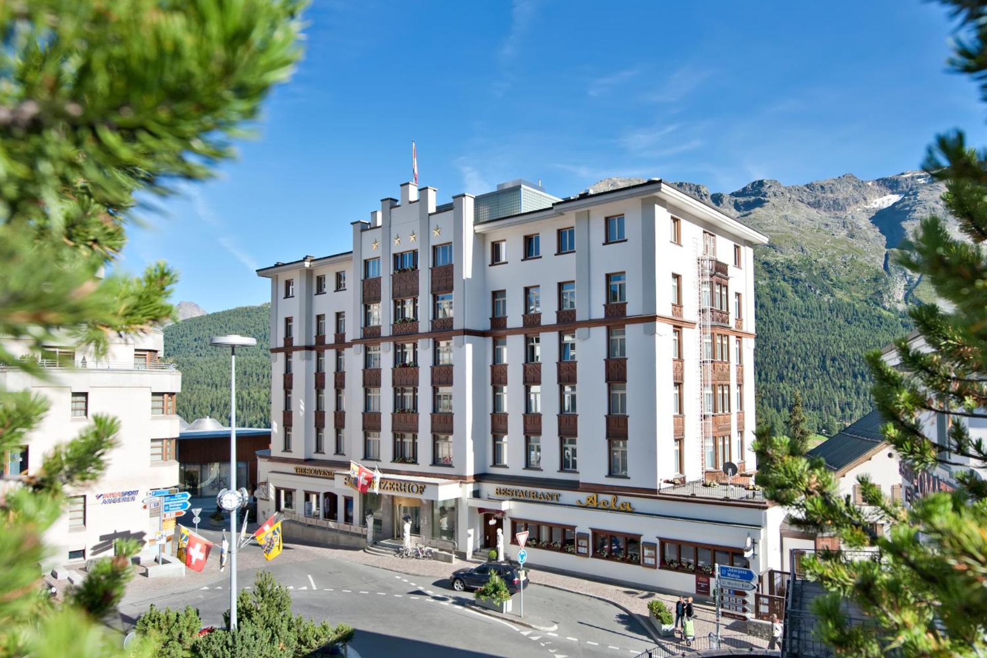 Hotel Schweizerhof Сейнт Мориц Екстериор снимка